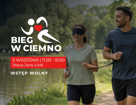 Pobiegną z zasłoniętymi oczami. Niecodzienne wydarzenie sportowe w Łodzi.